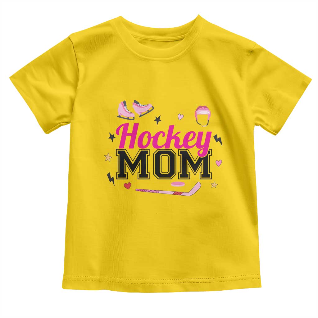 Proud Hockey Mom Toddler T Shirt Ice Hockey Supporter Gift - Wonder Print Shop