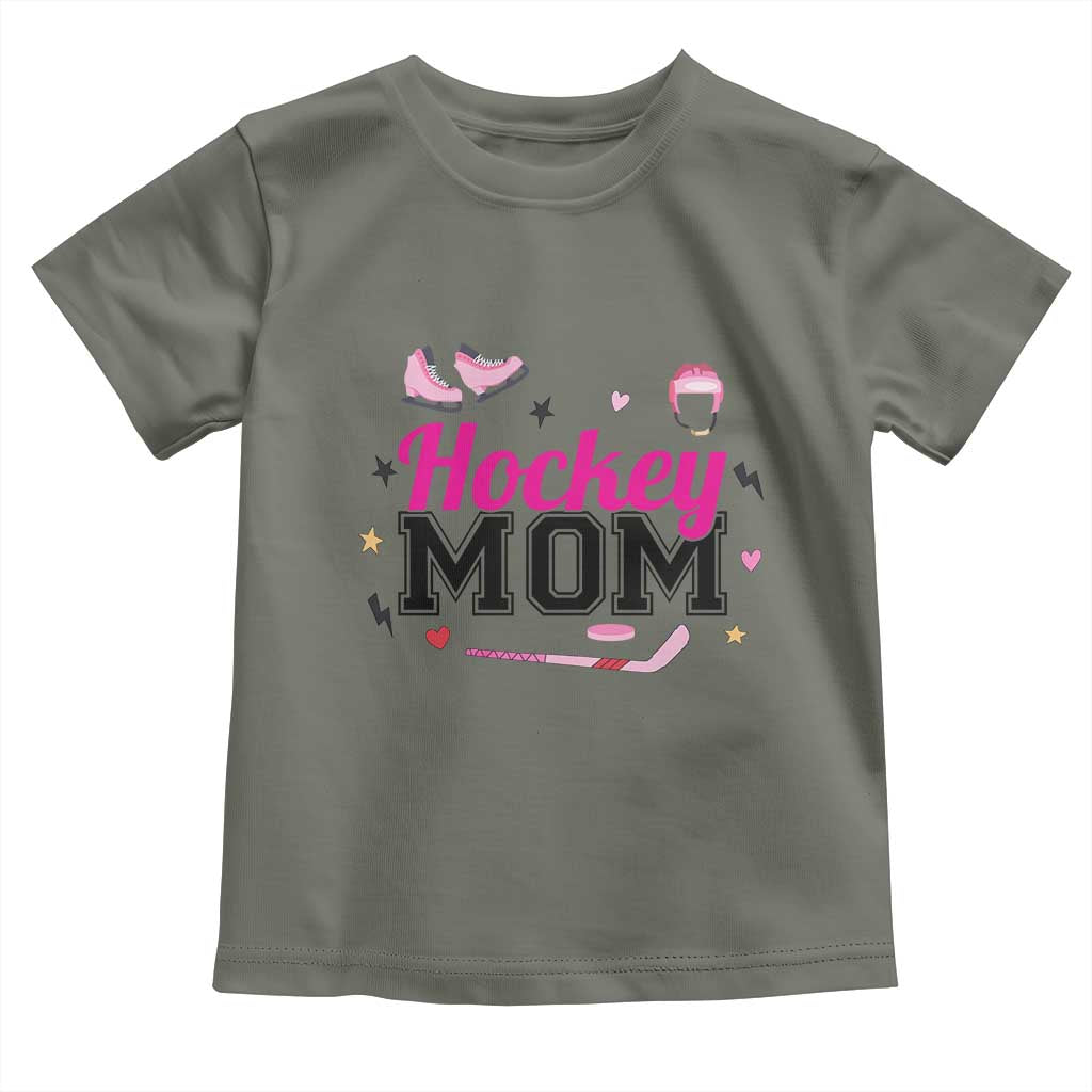 Proud Hockey Mom Toddler T Shirt Ice Hockey Supporter Gift - Wonder Print Shop