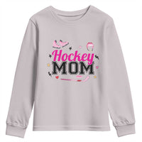Proud Hockey Mom Youth Sweatshirt Ice Hockey Supporter Gift - Wonder Print Shop