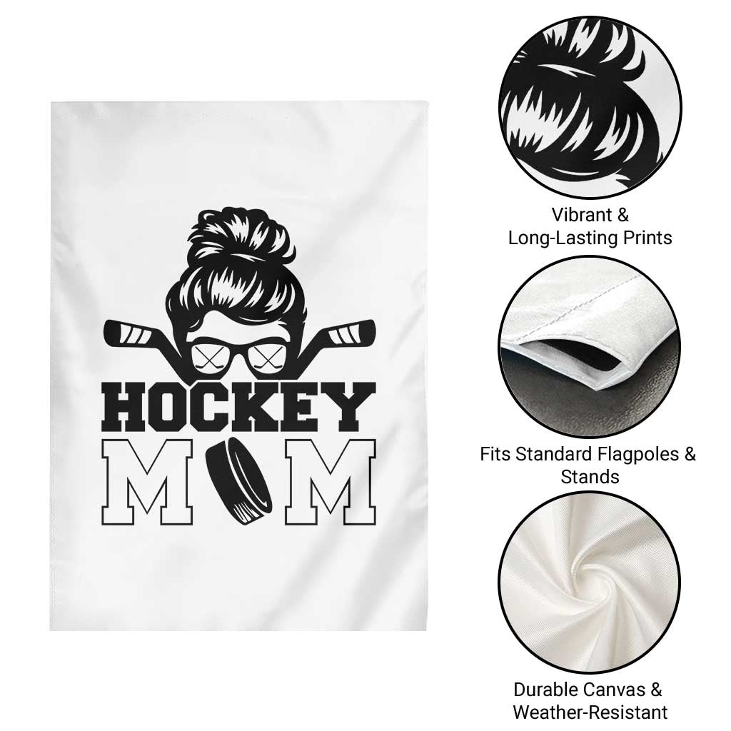 Funny Hockey Mom Quote Garden Flag Gift For Hockey Lovers - Wonder Print Shop