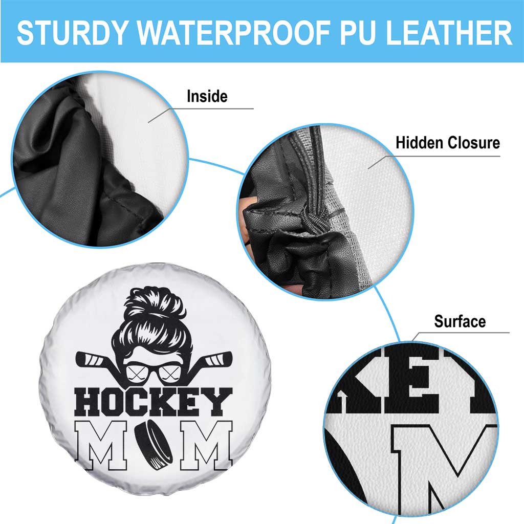 Funny Hockey Mom Quote Spare Tire Cover Gift For Hockey Lovers - Wonder Print Shop