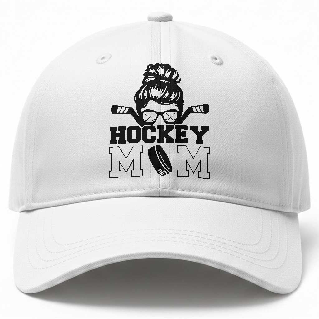 Funny Hockey Mom Quote Baseball Cap Gift For Hockey Lovers