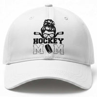 Funny Hockey Mom Quote Baseball Cap Gift For Hockey Lovers