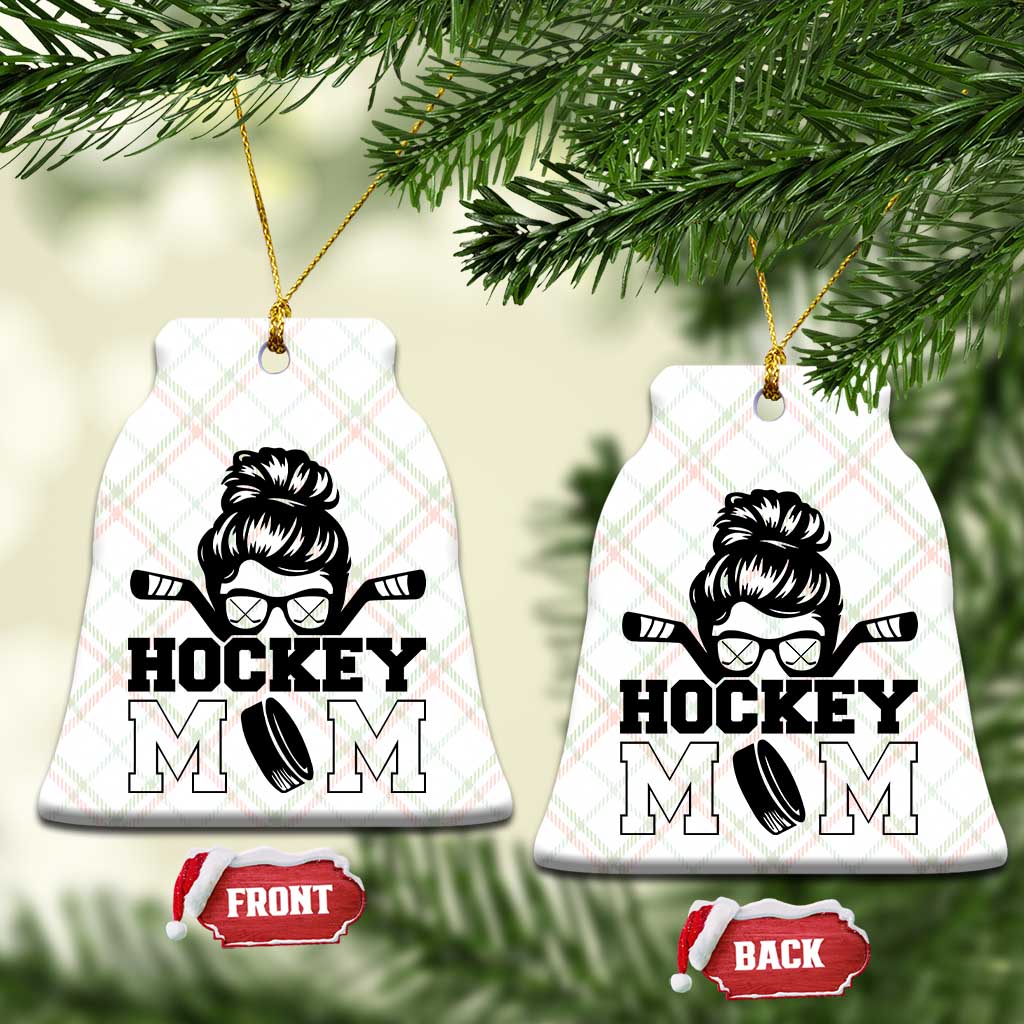 Funny Hockey Mom Quote Ceramic Ornament Gift For Hockey Lovers - Wonder Print Shop