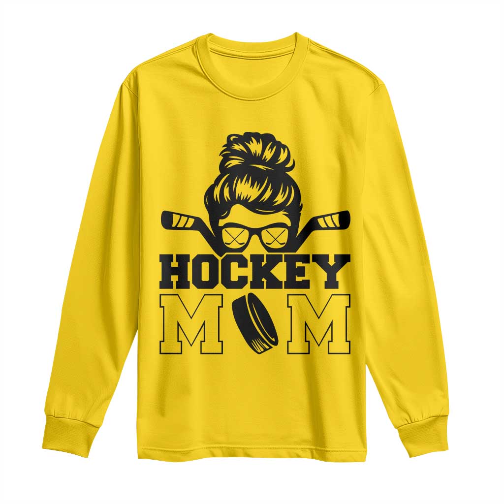 Funny Hockey Mom Quote Long Sleeve Shirt Gift For Hockey Lovers - Wonder Print Shop