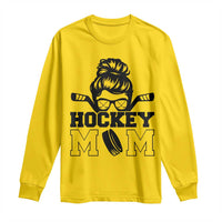 Funny Hockey Mom Quote Long Sleeve Shirt Gift For Hockey Lovers - Wonder Print Shop