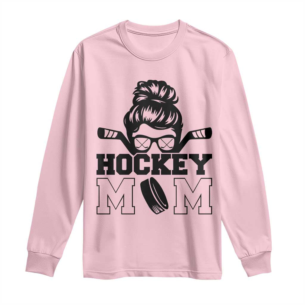 Funny Hockey Mom Quote Long Sleeve Shirt Gift For Hockey Lovers - Wonder Print Shop
