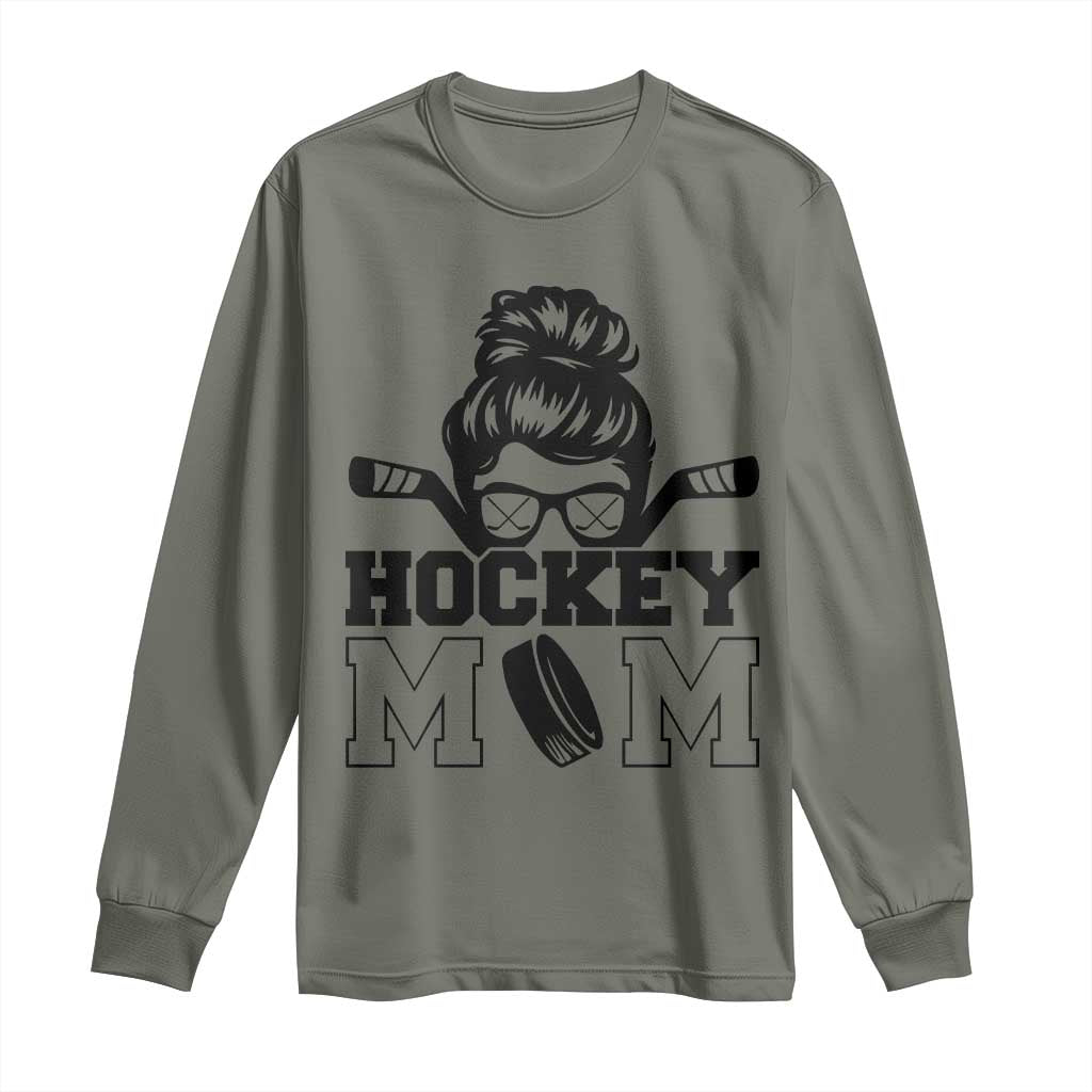 Funny Hockey Mom Quote Long Sleeve Shirt Gift For Hockey Lovers - Wonder Print Shop