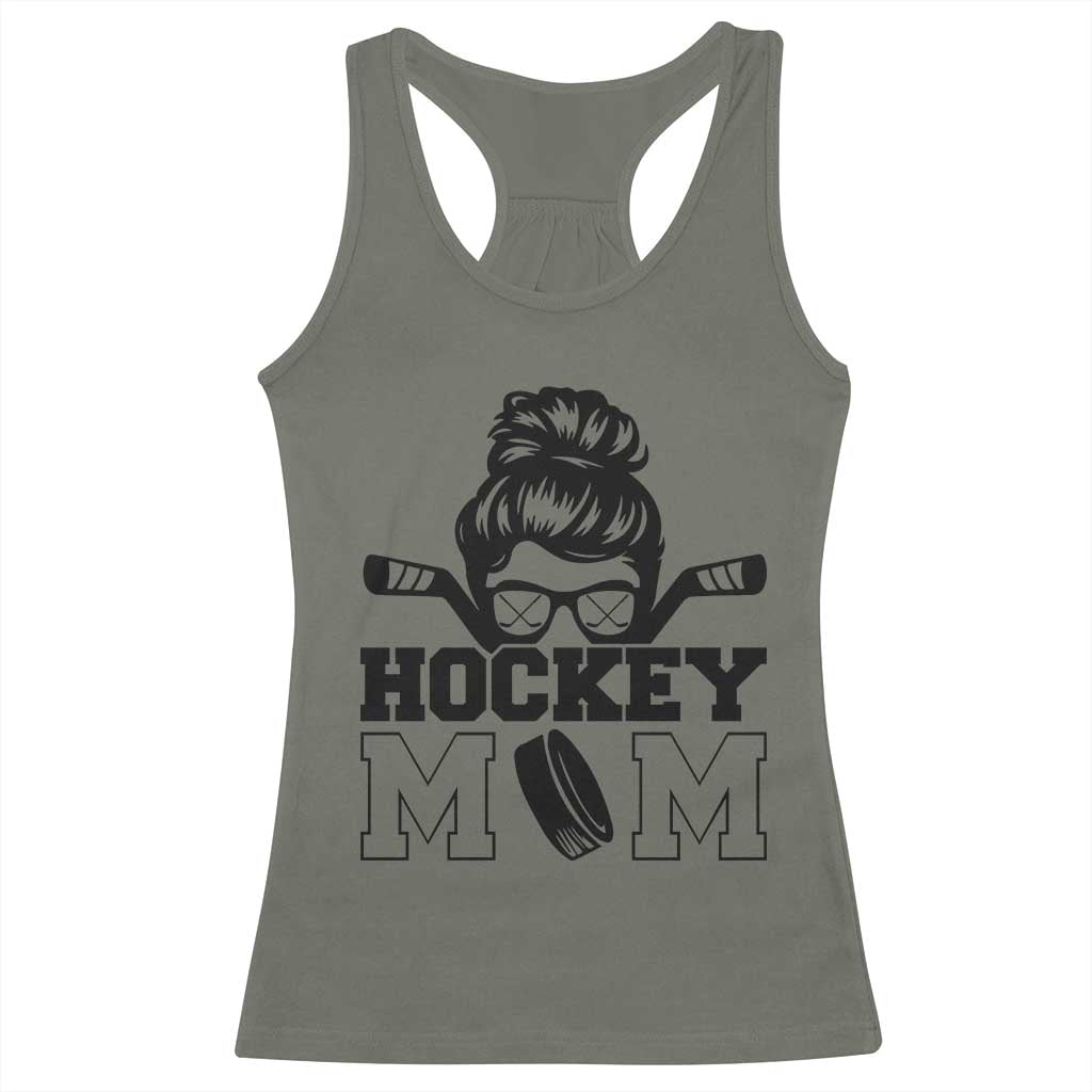 Funny Hockey Mom Quote Racerback Tank Top Gift For Hockey Lovers - Wonder Print Shop