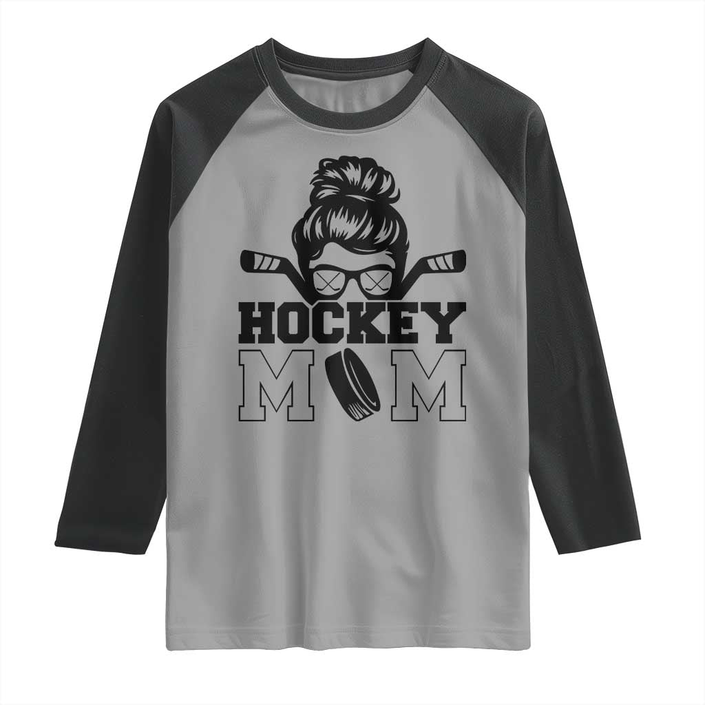 Funny Hockey Mom Quote Raglan Shirt Gift For Hockey Lovers - Wonder Print Shop