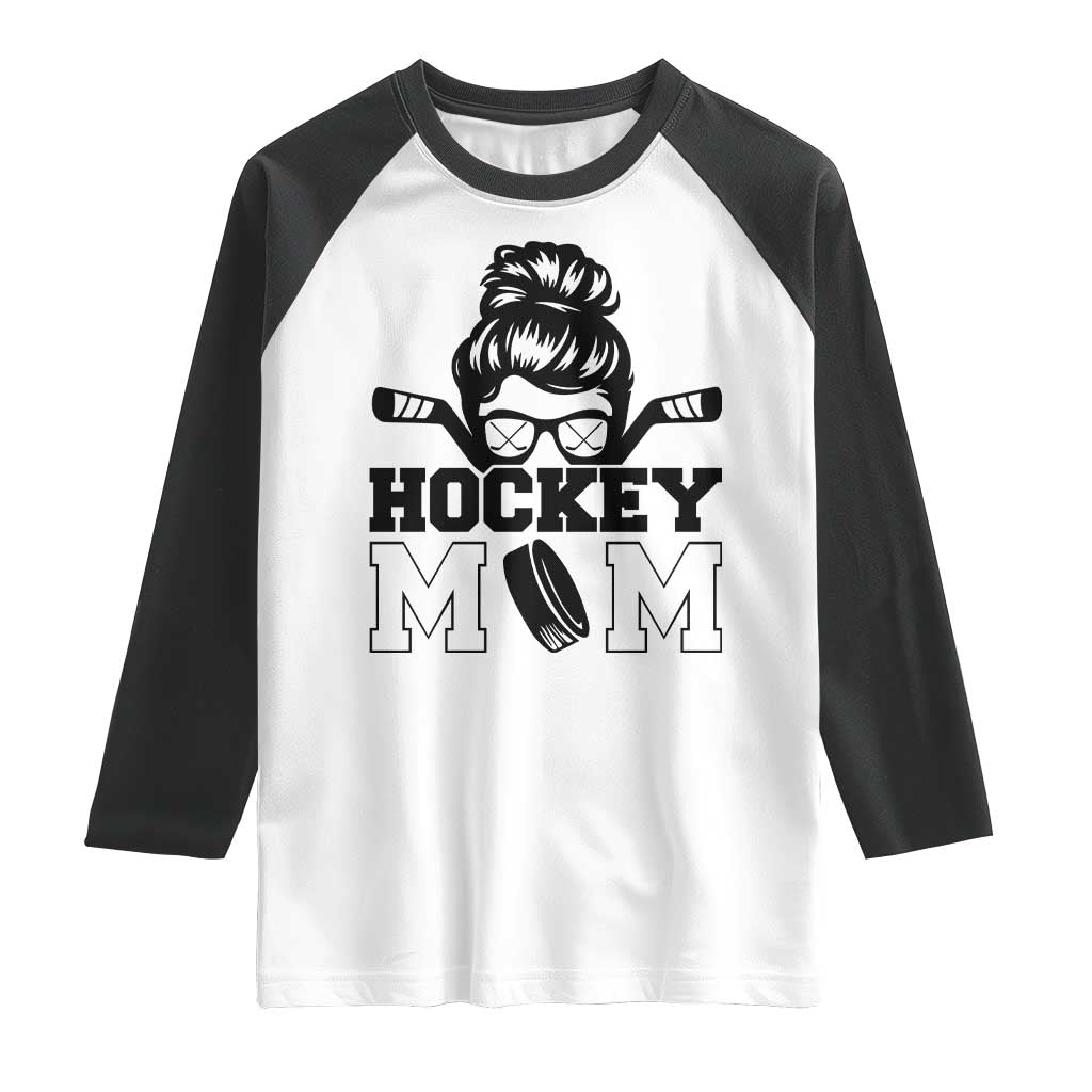 Funny Hockey Mom Quote Raglan Shirt Gift For Hockey Lovers - Wonder Print Shop