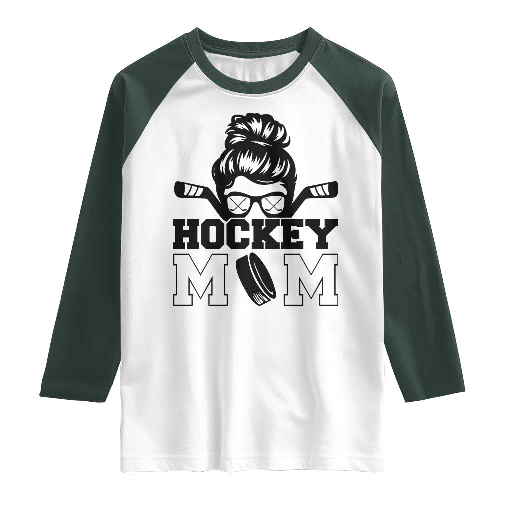 Funny Hockey Mom Quote Raglan Shirt Gift For Hockey Lovers - Wonder Print Shop