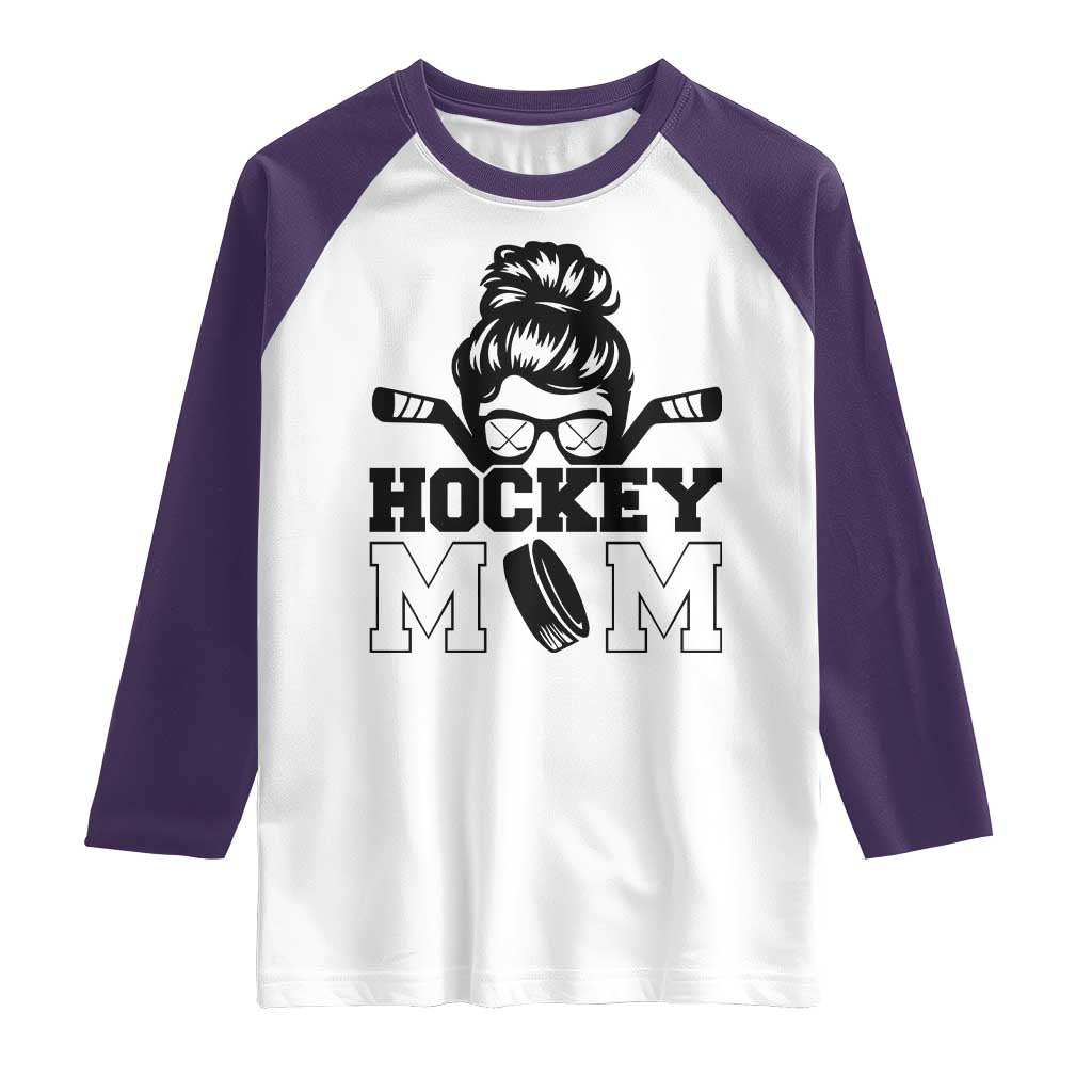 Funny Hockey Mom Quote Raglan Shirt Gift For Hockey Lovers - Wonder Print Shop