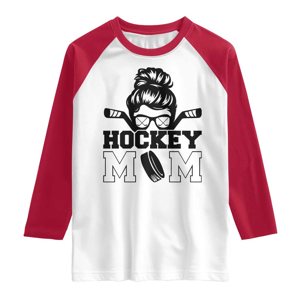 Funny Hockey Mom Quote Raglan Shirt Gift For Hockey Lovers - Wonder Print Shop