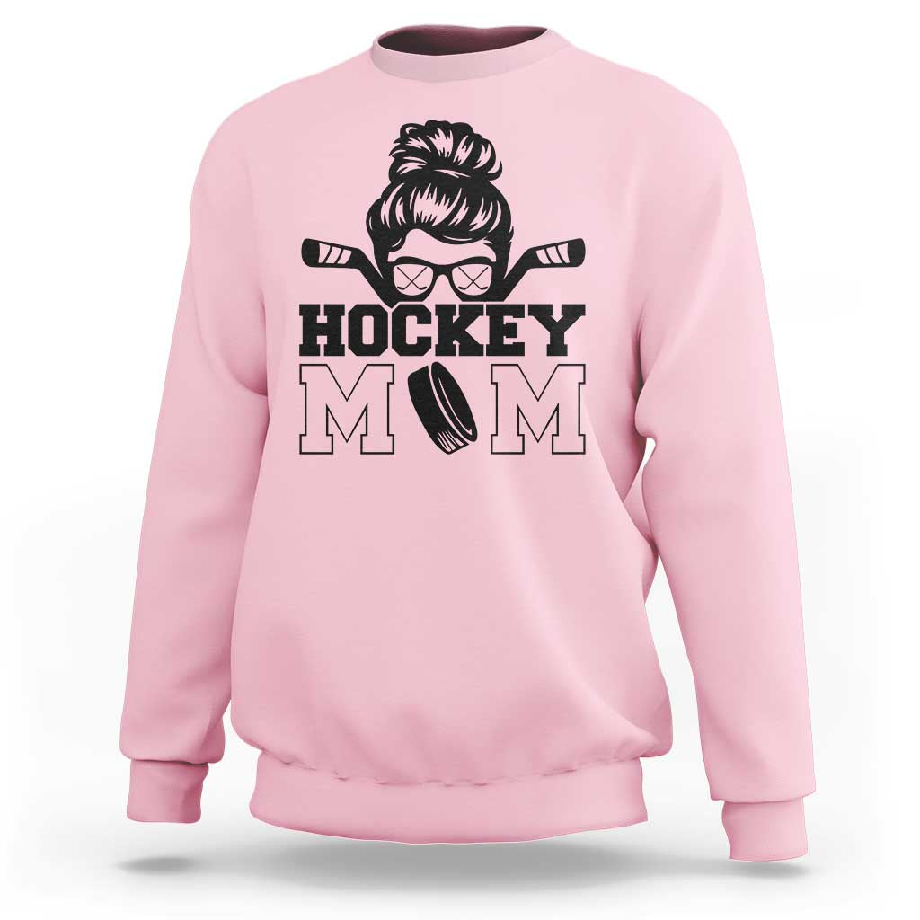 Funny Hockey Mom Quote Sweatshirt Gift For Hockey Lovers - Wonder Print Shop