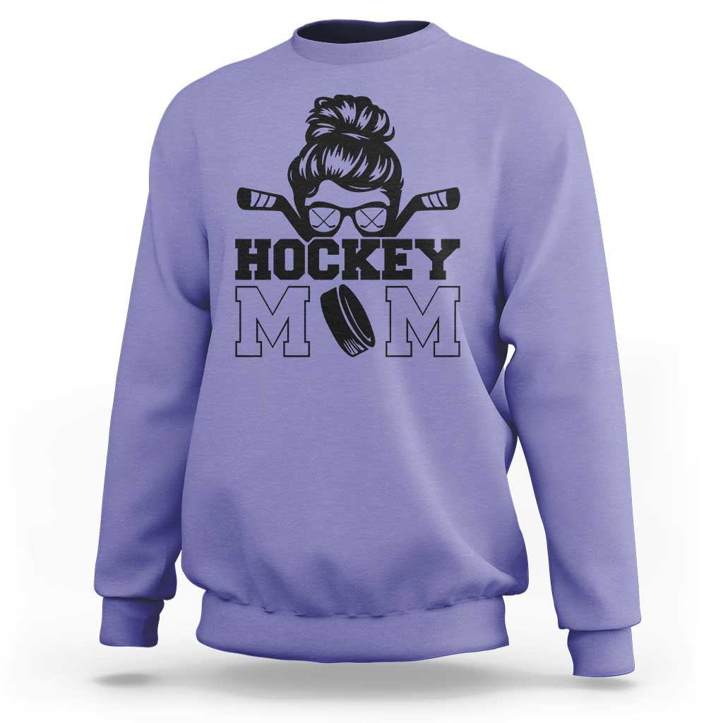 Funny Hockey Mom Quote Sweatshirt Gift For Hockey Lovers - Wonder Print Shop