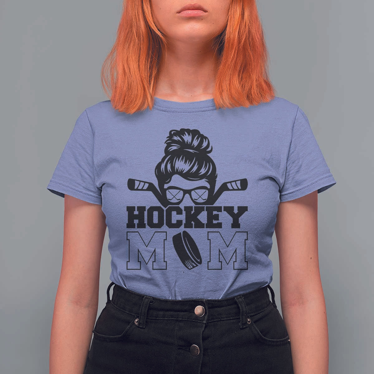 Funny Hockey Mom Quote T Shirt For Women Gift For Hockey Lovers - Wonder Print Shop