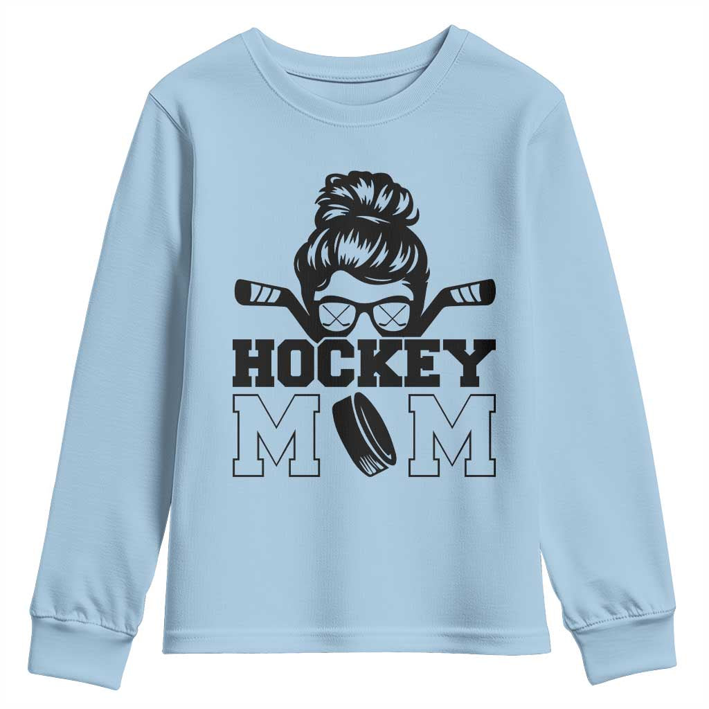 Funny Hockey Mom Quote Youth Sweatshirt Gift For Hockey Lovers - Wonder Print Shop