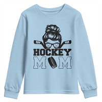Funny Hockey Mom Quote Youth Sweatshirt Gift For Hockey Lovers - Wonder Print Shop