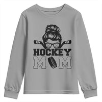 Funny Hockey Mom Quote Youth Sweatshirt Gift For Hockey Lovers - Wonder Print Shop