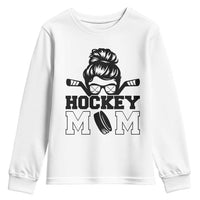 Funny Hockey Mom Quote Youth Sweatshirt Gift For Hockey Lovers - Wonder Print Shop