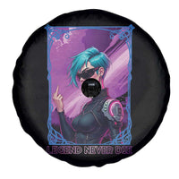 Cyberpunk Girl Legend Never Die Spare Tire Cover Gaming Aesthetic Gift - Wonder Print Shop