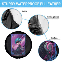 Cyberpunk Girl Legend Never Die Spare Tire Cover Gaming Aesthetic Gift - Wonder Print Shop