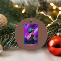 Cyberpunk Girl Legend Never Die Ceramic Ornament Gaming Aesthetic Gift - Wonder Print Shop
