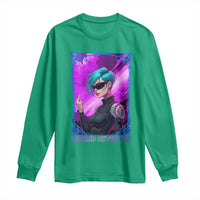 Cyberpunk Girl Legend Never Die Long Sleeve Shirt Gaming Aesthetic Gift - Wonder Print Shop