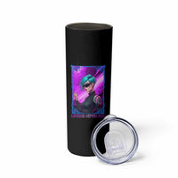 Cyberpunk Girl Legend Never Die Skinny Tumbler Gaming Aesthetic Gift - Wonder Print Shop