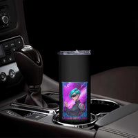 Cyberpunk Girl Legend Never Die Skinny Tumbler Gaming Aesthetic Gift - Wonder Print Shop