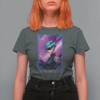 Cyberpunk Girl Legend Never Die T Shirt For Women Gaming Aesthetic Gift - Wonder Print Shop