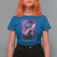 Cyberpunk Girl Legend Never Die T Shirt For Women Gaming Aesthetic Gift - Wonder Print Shop