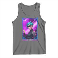 Cyberpunk Girl Legend Never Die Tank Top Gaming Aesthetic Gift - Wonder Print Shop