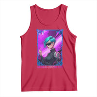 Cyberpunk Girl Legend Never Die Tank Top Gaming Aesthetic Gift - Wonder Print Shop
