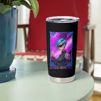 Cyberpunk Girl Legend Never Die Tumbler Cup Gaming Aesthetic Gift - Wonder Print Shop