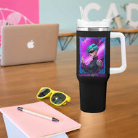 Cyberpunk Girl Legend Never Die Tumbler With Handle Gaming Aesthetic Gift - Wonder Print Shop