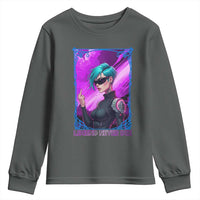 Cyberpunk Girl Legend Never Die Youth Sweatshirt Gaming Aesthetic Gift - Wonder Print Shop
