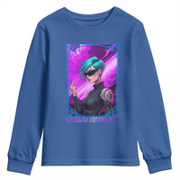 Cyberpunk Girl Legend Never Die Youth Sweatshirt Gaming Aesthetic Gift - Wonder Print Shop