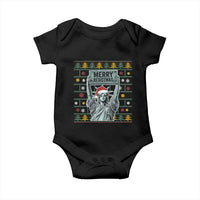 Funny Liberty Statue Ugly Sweater Gift Baby Onesie Merry Resistmas - Wonder Print Shop