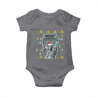 Funny Liberty Statue Ugly Sweater Gift Baby Onesie Merry Resistmas - Wonder Print Shop