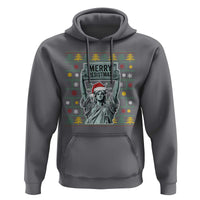 Funny Liberty Statue Ugly Sweater Gift Hoodie Merry Resistmas - Wonder Print Shop