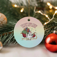 We Do Not Need Kings We Have Got Santa Ceramic Ornament Funny Xmas Gift - Wonder Print Shop