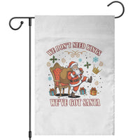 No Kings Only Santa Garden Flag Funny Christmas Parody Gift - Wonder Print Shop