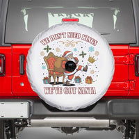 No Kings Only Santa Spare Tire Cover Funny Christmas Parody Gift - Wonder Print Shop