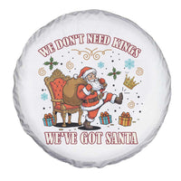 No Kings Only Santa Spare Tire Cover Funny Christmas Parody Gift - Wonder Print Shop