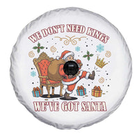 No Kings Only Santa Spare Tire Cover Funny Christmas Parody Gift - Wonder Print Shop