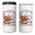 No Kings Only Santa 4 in 1 Can Cooler Tumbler Funny Christmas Parody Gift - Wonder Print Shop
