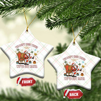 No Kings Only Santa Ceramic Ornament Funny Xmas Parody Gift - Wonder Print Shop