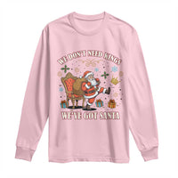 No Kings Only Santa Long Sleeve Shirt Funny Christmas Parody Gift - Wonder Print Shop